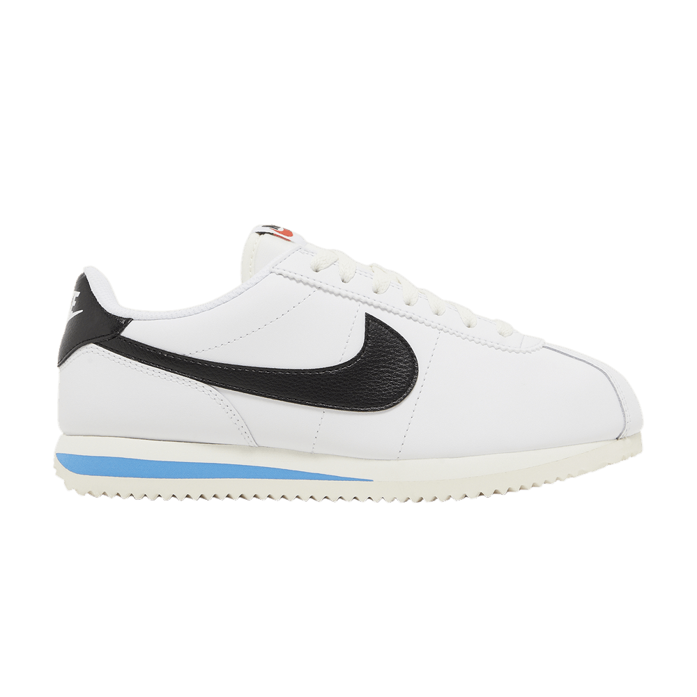 Nike Cortez White Black Light Photo Blue (Women's)