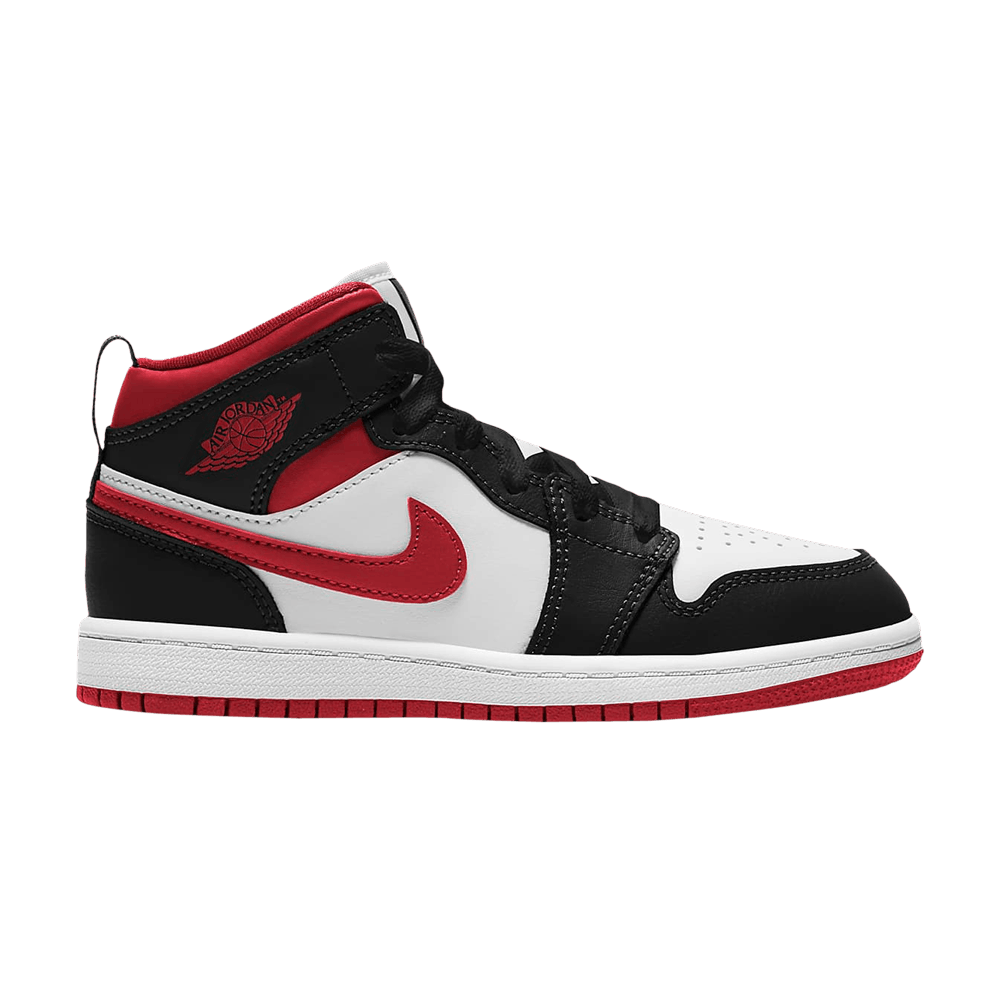 Jordan 1 Mid Gym Red Black White (PS)